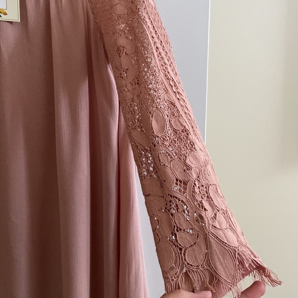 🆕 Beautiful nude coloured tunic style dress in size M - Picture 6 of 6